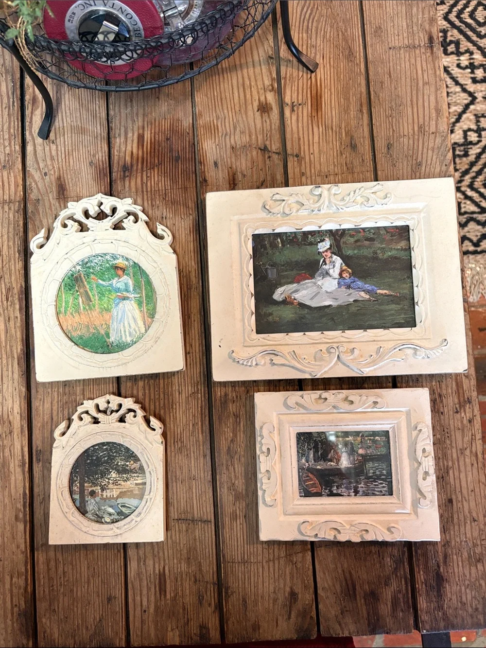 Vintage-Style Cream Ornate Picture Frame Set (4) - Home Accents